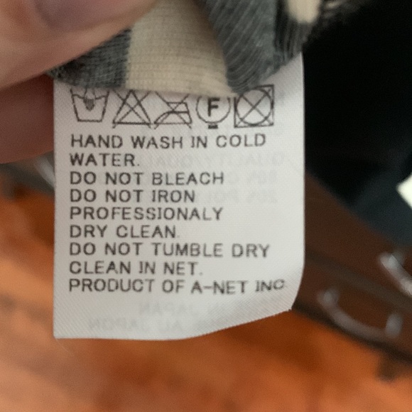 Tsumori Chisato Velour Striped Pink & Purple Tunic Dress Top Sz 4 - Picture 10 of 11